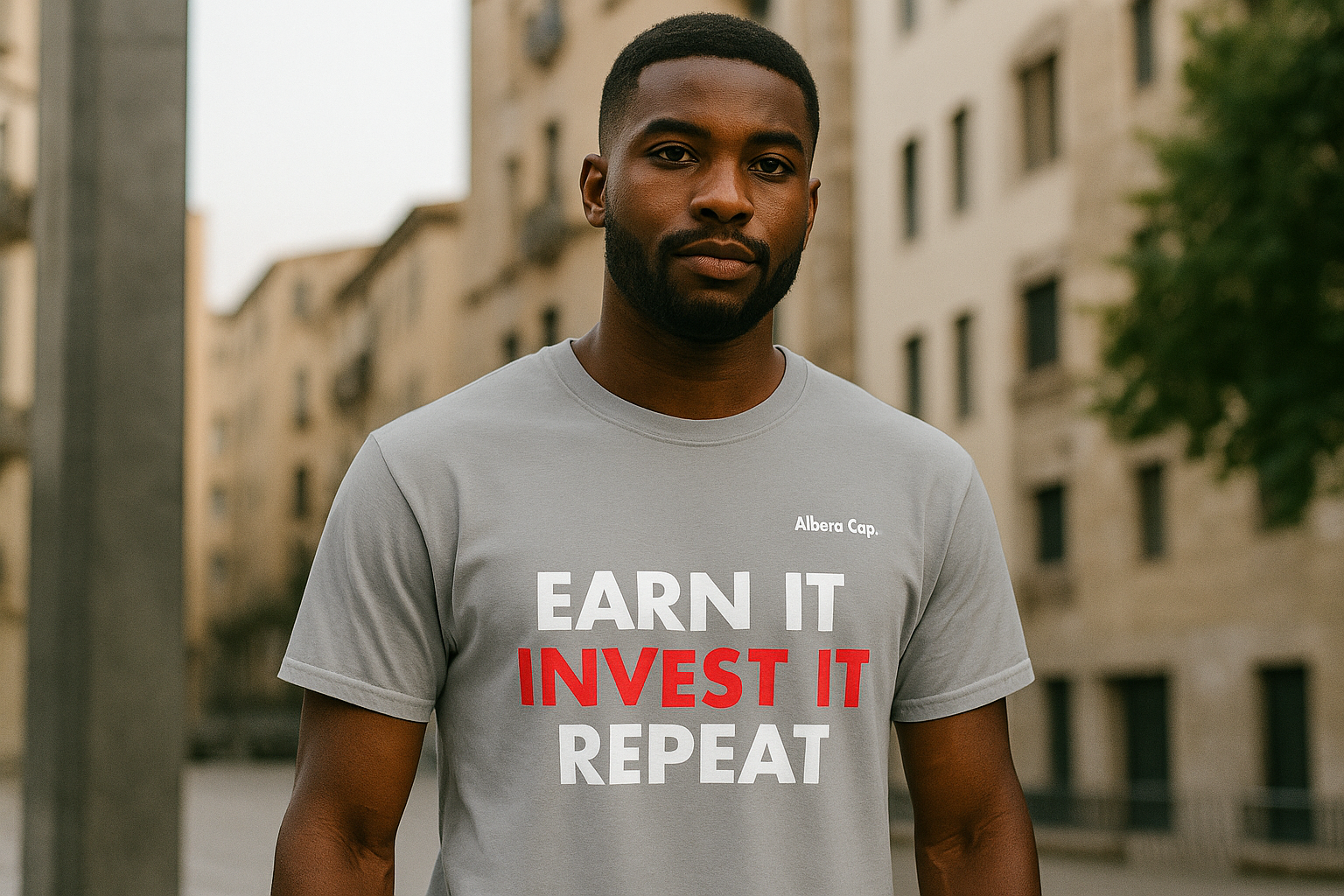 T-shirt |Earn it. Invest it. Repeat.